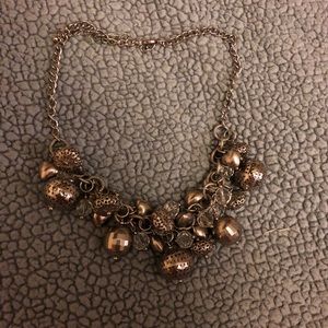 Silvery, Statement Necklace, Beaded, Bold, Shiny, Glamorous, Costume Jewelry